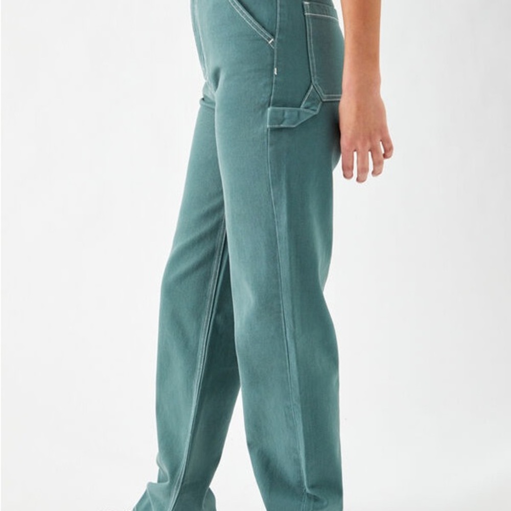 PacSun carpenter pants Pacsun Ocean Green '90s Boyfriend Carpenter Pants - Picture 5 of 5